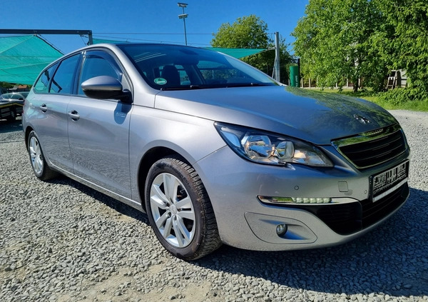 Peugeot 308 cena 36500 przebieg: 164000, rok produkcji 2015 z Głubczyce małe 301